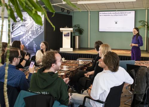 Hogeschool Rotterdam op bezoek