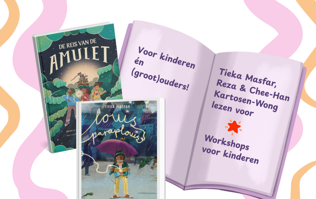 Voorleesmiddag met Tieka, Reza en Chee-Han