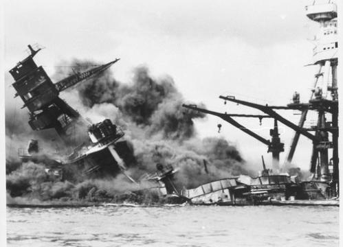 Aanval op Pearl Harbor. Collectie NIOD